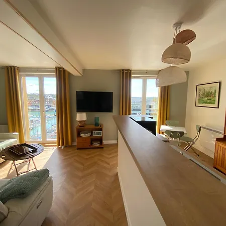 Etablissement 3 Etoiles Avec Ascenseur, 3 Appartements Lumineux Vue Port Avec Balcon, 200M De La Mer, Wifi Fibre, Tous Service Inclus Dieppe Buitenkant foto